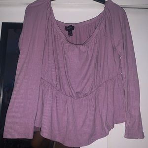 Off the shoulder blouse